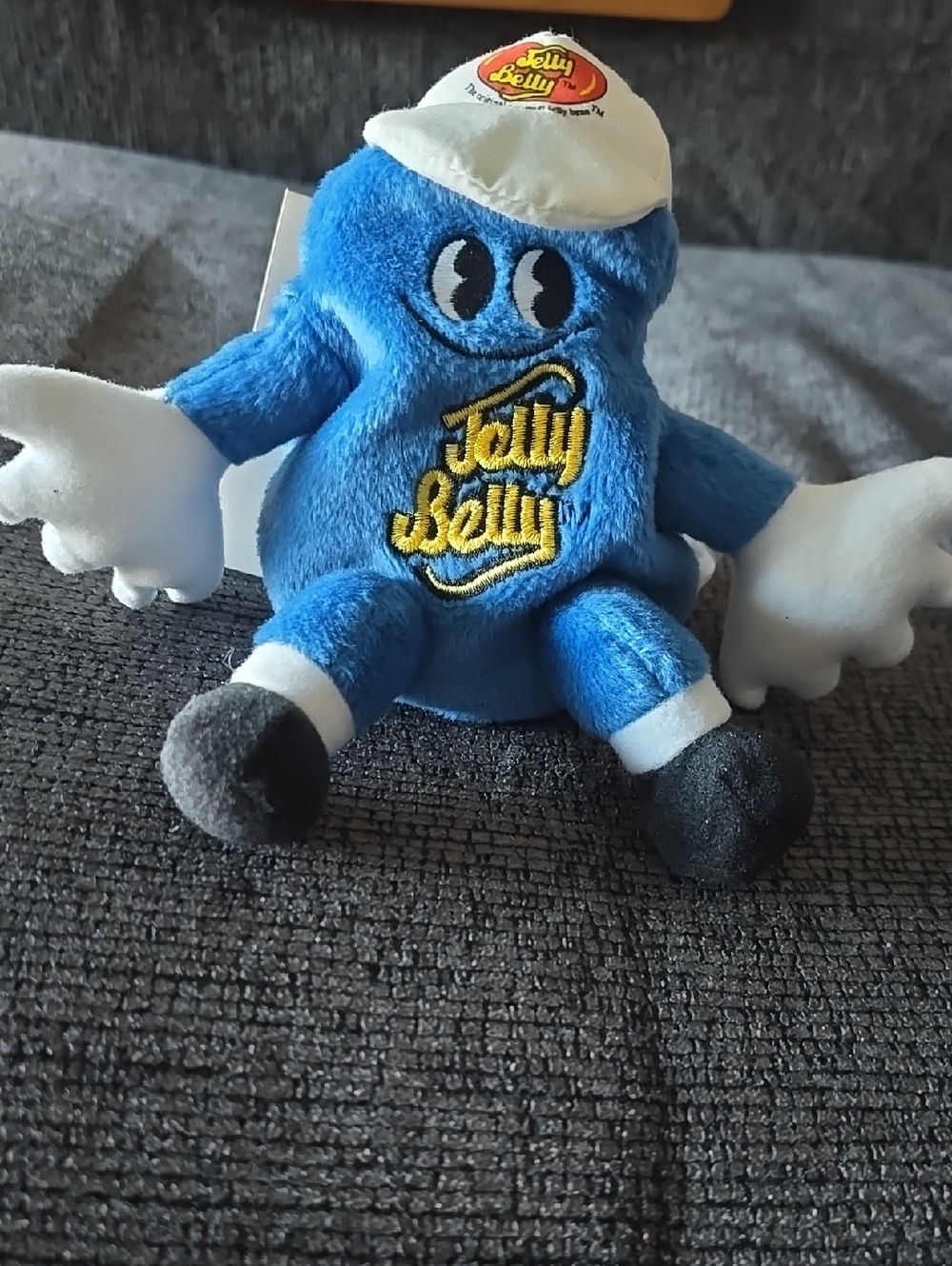 Jelly Belly Blue Plush Character Hat Kids Accessory